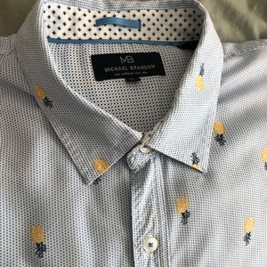 Michael Brandon Short sleeve XL pineapple